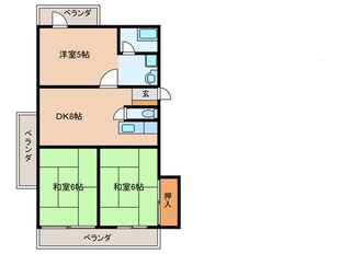 エクリート朝霧の物件間取画像